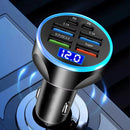 Carregador veicular PD de 250 W com carregamento rápido