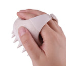 Escova de shampoo de silicone macio, escova de massagem